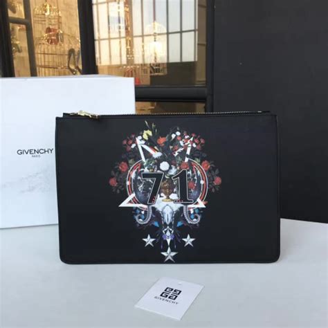 givenchy bambi print clutch|null .